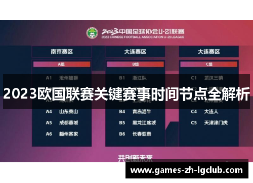 2023欧国联赛关键赛事时间节点全解析