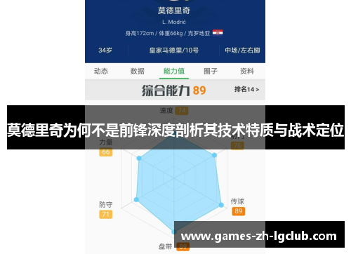 莫德里奇为何不是前锋深度剖析其技术特质与战术定位